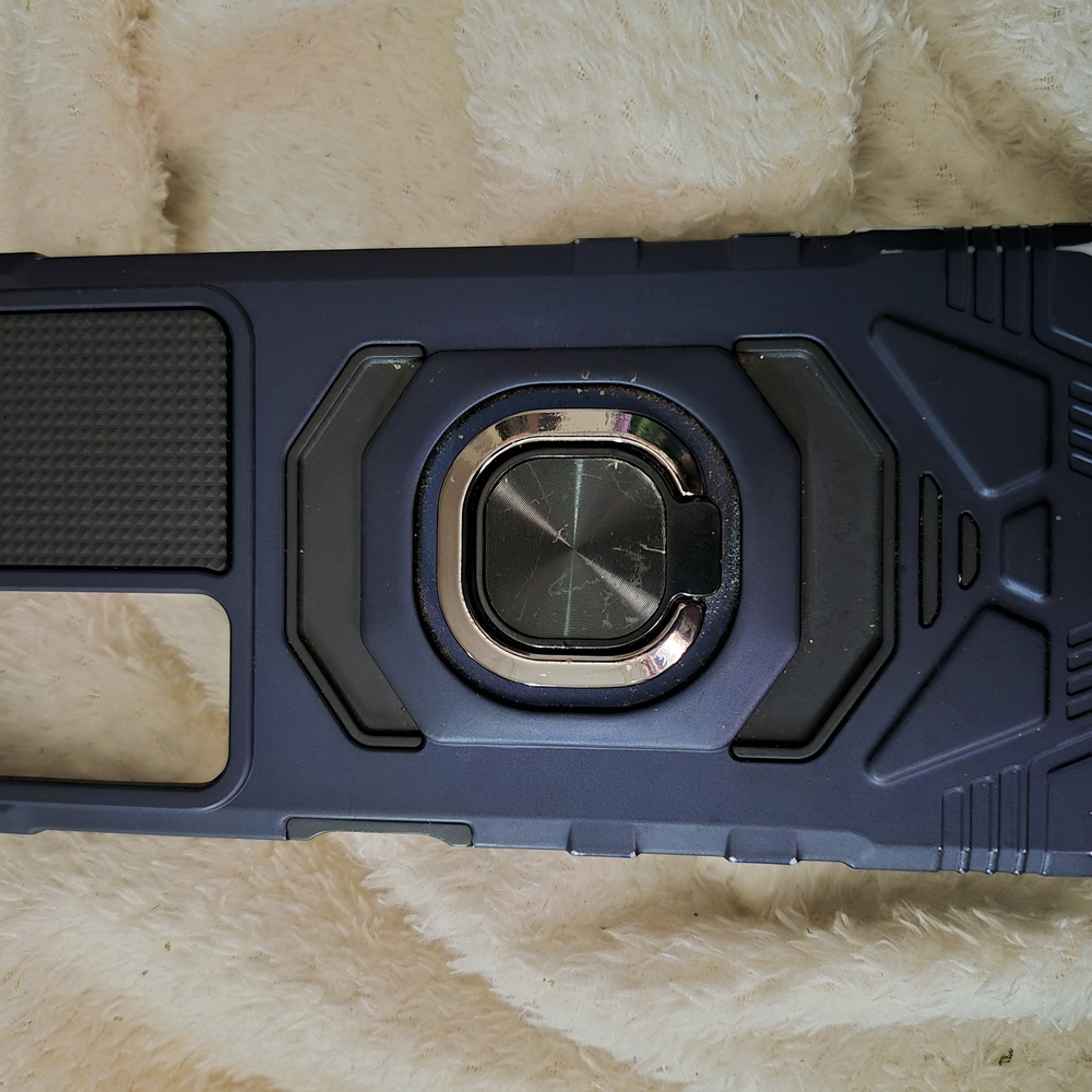 Navy Blue Cricket Outlast Phone Case with Ring Holder